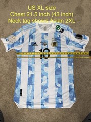 BNWT Argentina 2021 Copa America Final Player Issue #10 Messi shirt “US XL”