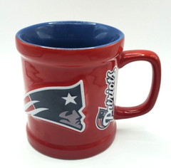 New England Patriots 3D Red White Blue Coffee Mug 10 oz