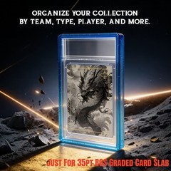 For BGS Slab 35pt Bumper Guard Gradient TPU Bumper PC Protector Graded Card Case