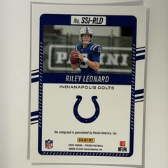 2025 Panini Prizm Significant Signatures Riley Leonard Auto Silver Prizm RC