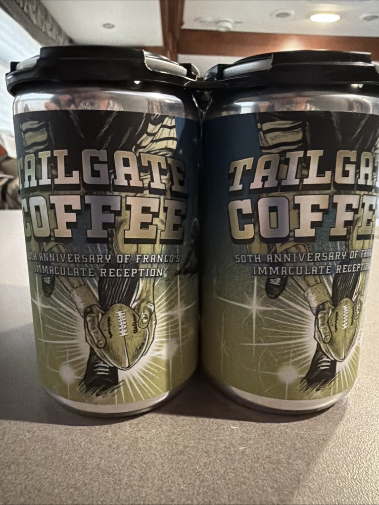 Tailgate Coffee Can 50th Anniversary Franco Harris 1972 «Immaculate Reception»