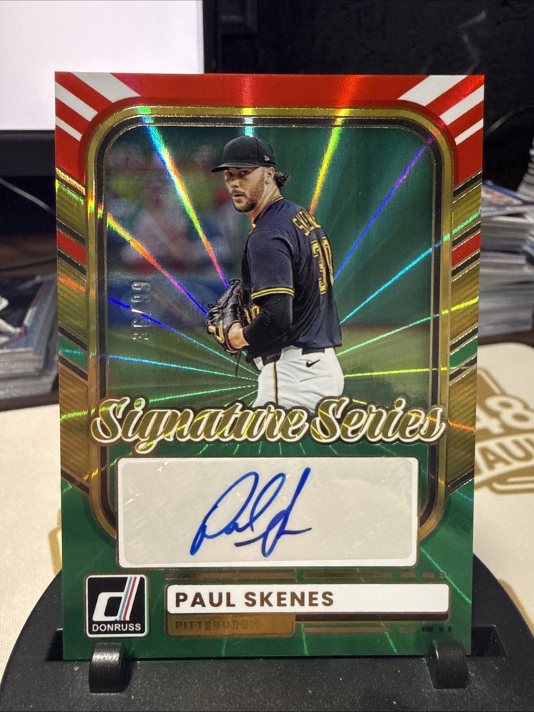 Paul Skenes 2026 Donruss Autograph /99 Signature Series SS-PS Pirates Auto