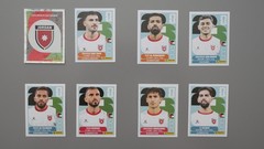 Panini stickers FIFA World Cup soccer 2026 team Jordan lot of 8 JOR1 JOR11 JOR8