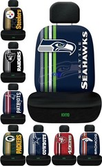 NFL Licensed Team Logo Printed Car Seat Cover