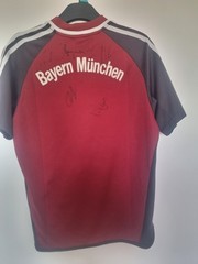 Adidas Bayern Munich 2002/03 Home Shirt (M) | Vintage Climalite Jersey | Signed