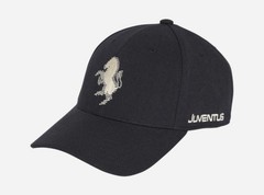 Adidas. Juventus 3 Cap Black Embroidered Crest Hat Adjustable Strap