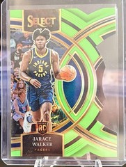 Jarace Walker 2023-24 Select Neon Green Rookie /75 Die-Cut Premier Level #133 RC