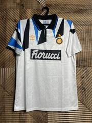 INTERNAZIONALE INTER MILAN Jersey LARGE Shirt 1992 1993 Away Soccer Football