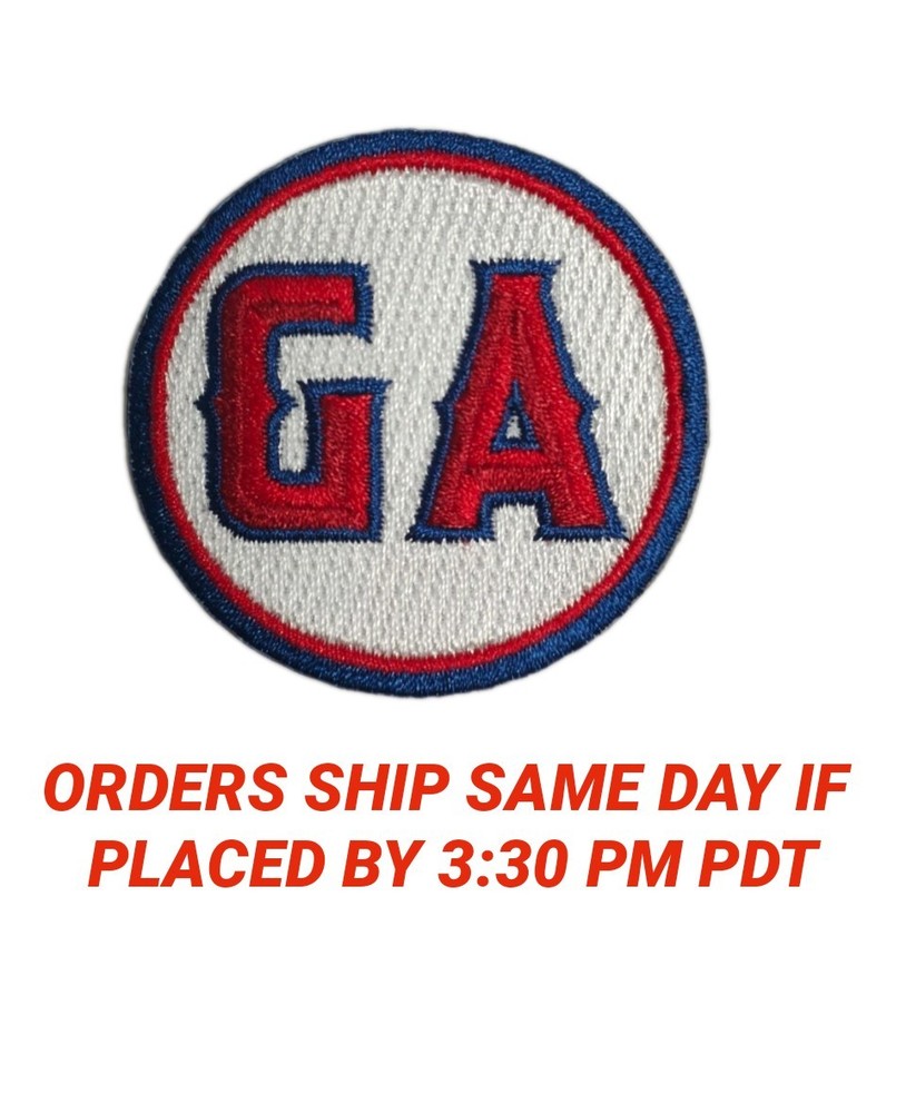 Los Angeles Angels Garret Anderson Memorial Jersey Patch — GA