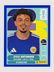 2026 Panini FIFA World Cup Stickers — Jeremy Antonisse Blue #CUW18 — Curaçao