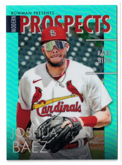 2023 Bowman Modern Prospects AQUA RC Joshua Baez #MP-17! Cardinals! Rookie /125