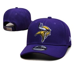 MINNESOTA VIKINGS PURPLE NFL FOOTBALL AUTHENTIC CLASSIC TEAM LOGO CAP NEW