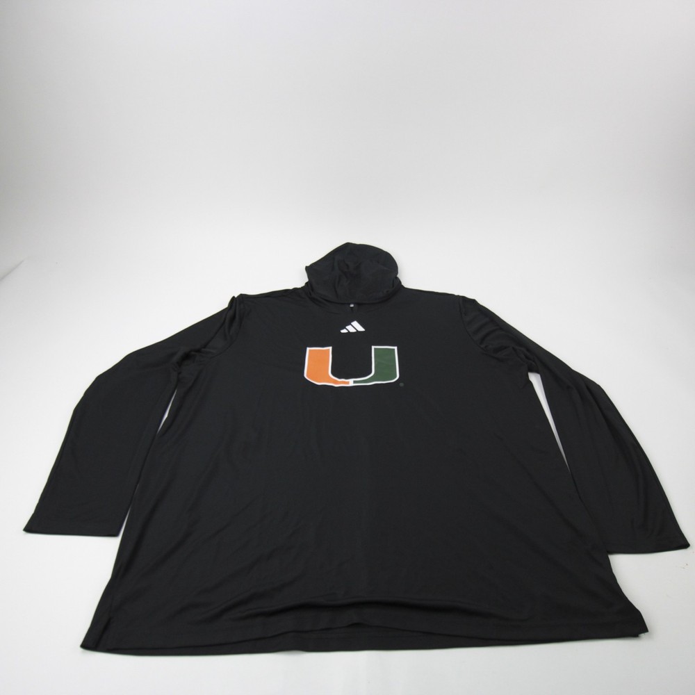 Miami Hurricanes adidas Long Sleeve Shirt Men’s M