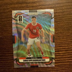 Christoph Baumgartner Austria Silver Wave Prizm 2026 Panini Prizm FIFA WC #145
