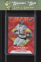 2022 Panini NFL Player of the Day 30 Ja’Marr Chase Red #/99