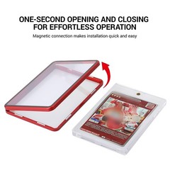 for 35PT 55PT Slab Graded Trading Cards Protector Holder Magnetic Case Display