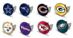 Laser Cut Metal Hitch Cover — Truck Hitch Cover- NFL Football — Pick Your Team