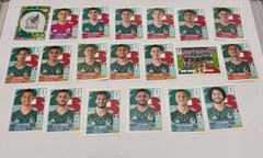 Panini FIFA World Cup 26 National Mexico Team Stickers Lot 20 MEX 1-20 Foil/Base