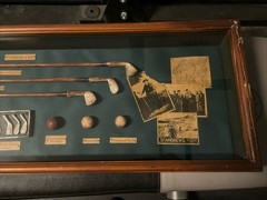 Vintage The History of Golf Shadow Box Long Rectangular See Pictures