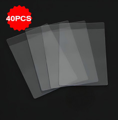 40 PCS 3⅜″ × 4⅞″ Semi Rigid Card Holders💎PSA / Grading Submission Trading Card