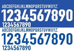 Name&Number Set For Italy World Cup 1998 Home/Away Football National Team Soccer