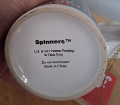 Talus Baseball Spinners Ceramic Mug 12 ounces NEW w/ Tag