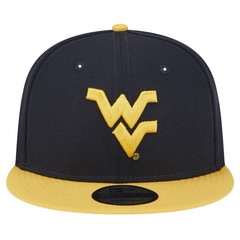 Men’s New Era Navy/Gold West Virginia Mountaineers Two-Tone 9FIFTY Snapback Hat