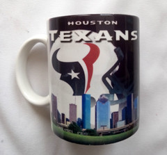 Houston Texans Coffee Mug Cup Printed Graphics H=3.75″D=3.15″
