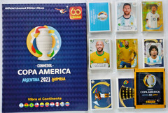 COPA AMERICA ARGENTINA / COLOMBIA 2021 PANINI — ALBUM + FULL SET 369/369 MESSI