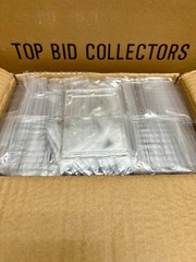 100 Pack Ultra-Thin Magnetic Trading Sports Card Holder 35pt One-Touch Hard Case