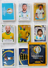 COPA AMERICA ARGENTINA / COLOMBIA 2021 PANINI — ALBUM + FULL SET 369/369 MESSI