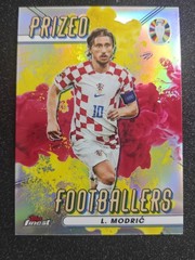 2023 Topps Finest Road To UEFA Euro Luka Modric Prized Footballers SSP Croatia