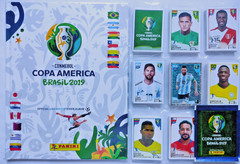 COPA AMERICA BRAZIL 2019 PANINI — ALBUM HARDCOVER + FULL SET 400/400 STICKERS