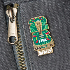 FIFA World Cup 2026 7 Pc Host Country Pin Set USA Mexico Canada Enamel Pins