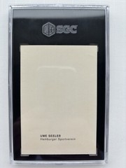 1966 Uwe Seeler Bergmann Automatenbilder Fußball Bundesliga w/ball SGC 9.5
