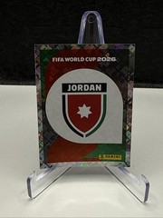 2026 Panini World Cup Sticker — #JOR1 Jordan Team Badge Logo