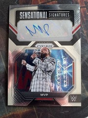2023 PANINI PRIZM WWE MVP AUTO SENSATIONAL SIGNATURES #SN-MVP