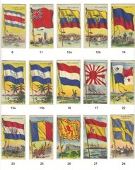 E18D American Chewing Products Cards — Flagum Flags of Nations — Buy 1 or All!