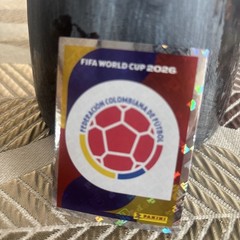 Panini FIFA World Cup 2026 Sticker Colombia COL 1 Federation Logo Hologram
