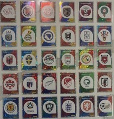 2026 Panini FIFA World Cup Team Logo Hologram Foil Sticker Cards YOU PICK