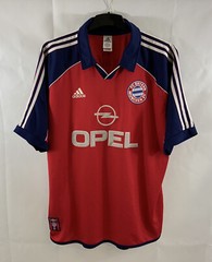 Bayern Munich Home Football Shirt 1999/01 Adults XL Adidas B542