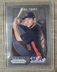2012 Panini Prizm — USA Baseball Mike Trout #USA1