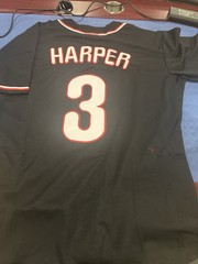 Bryce HARPER Philadelphia Phillies #3 BLACK Special Edition Jersey NEW with Tags