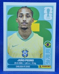 2026 Panini FIFA World Cup Sticker Joao Pedro #BRA 16 -Brazil