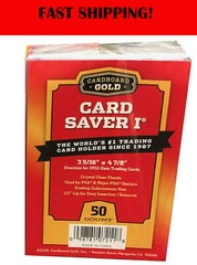 Cardboard Gold Card Saver 1 50 Ct NEW Pack PSA Grade CS1 Semi Rigid Holders