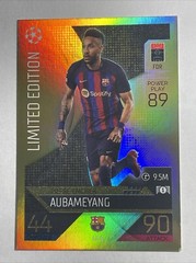 Topps Match Attax CL 2022/23 LE9 Puerre Emerick Aubameyang- Limited Edition