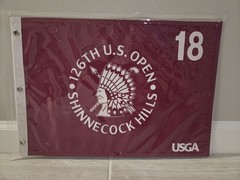 2026 US Open Golf Flag Shinnecock Hills Authentic With FREE BALL MARKER 1 INCH