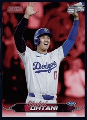 2024 MLB TOPPS Stadium Club Red Foil- SHOHEI OHTANI (Topps MLB Bunt Digital card