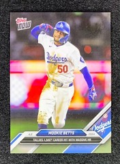 2024 TOPPS NOW #33 Mookie Betts Tallies 1,500th Career Hit with Massive HR