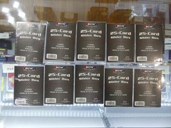 Lot of 10 (2-Packs) BCW 25 Count Slider Box Storage Case Boxes Sports Gaming